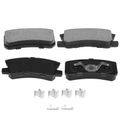 4 Pcs Rear Ceramic Brake Pads for 2010 Mitsubishi Endeavor