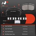 Front Ceramic Brake Pads for 2007 Mitsubishi Lancer