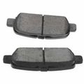 4 Pcs Rear Ceramic Brake Pads with Sensor for 2016 Nissan LEAF