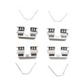 8 Pcs Front & Rear Ceramic Brake Pads with Sensor for 2014 Honda Accord