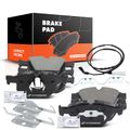 8 Pcs Front & Rear Ceramic Brake Pads for 2009 BMW 335i