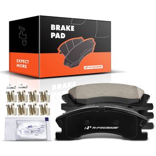 4 Pcs Front Driver & Passenger Ceramic Brake Pads for Jeep Grand Cherokee 99-04