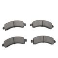 4 Pcs Rear Ceramic Brake Pads with Sensor for 2015 Chevrolet Express 3500