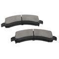 4 Pcs Rear Ceramic Brake Pads with Sensor for 2015 Chevrolet Express 3500