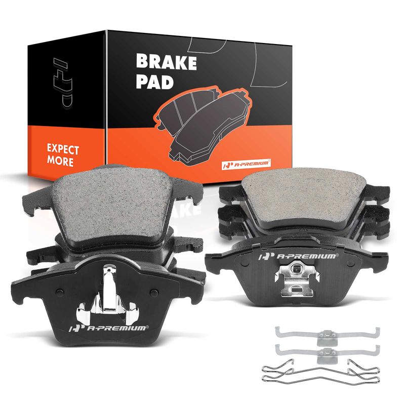 8 Pcs Front & Rear Ceramic Brake Pads for 2012 Volvo XC90