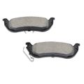 4 Pcs Rear Ceramic Brake Pads with Sensor for 2004-2008 Chrysler Pacifica