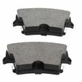 8 Pcs Front & Rear Ceramic Brake Pads with Sensor for 2006 Chrysler 300