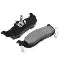 8 Pcs Front & Rear Ceramic Brake Pads with Sensor for 2006-2010 Jeep Commander