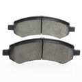 8 Pcs Front & Rear Ceramic Brake Pads for 2014 Ram 1500