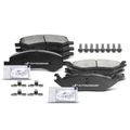 8 Pcs Front & Rear Ceramic Brake Pads for 2014 Ram 1500