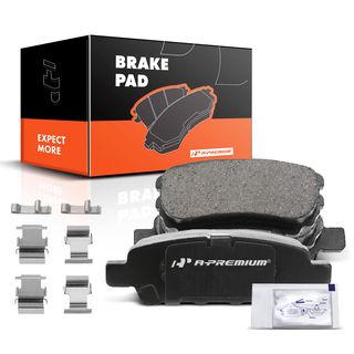 4 Pcs Rear Ceramic Brake Pads for Chrysler Sebring 07-10 Jeep Compass Mitsubishi