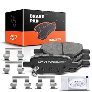 4 Pcs Rear Ceramic Brake Pads with Sensor for Chevrolet Cobalt Malibu Pontiac