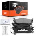 4 Pcs Rear Ceramic Brake Pads with Sensor for 2012 Nissan Armada