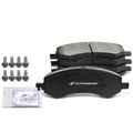 4 Pcs Front Ceramic Brake Pads for 2018 Ram 1500