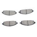 4 Pcs Front Ceramic Brake Pads with Sensor for 2007 Jeep Commander