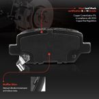 Rear Ceramic Brake Pads for Acura RL 2005-2012 with Mechanical Sensor