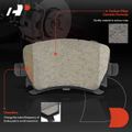 4 Pcs Rear Ceramic Brake Pads for 2006 Audi A6 Quattro