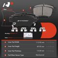 Rear Ceramic Brake Pads for 2008 Honda Ridgeline