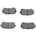 4 Pcs Rear Ceramic Brake Pads with Sensor for 2010 Kia Forte