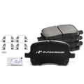 4 Pcs Front Ceramic Brake Pads with Sensor for 2011 Chevrolet Malibu