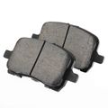 4 Pcs Front Ceramic Brake Pads with Sensor for 2011 Chevrolet Malibu