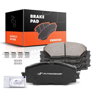 Front Ceramic Brake Pads for Toyota Prius C 12-19 Yaris Lexus CT200h Scion iQ