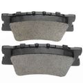 4 Pcs Rear Ceramic Brake Pads for 2009 Pontiac Vibe