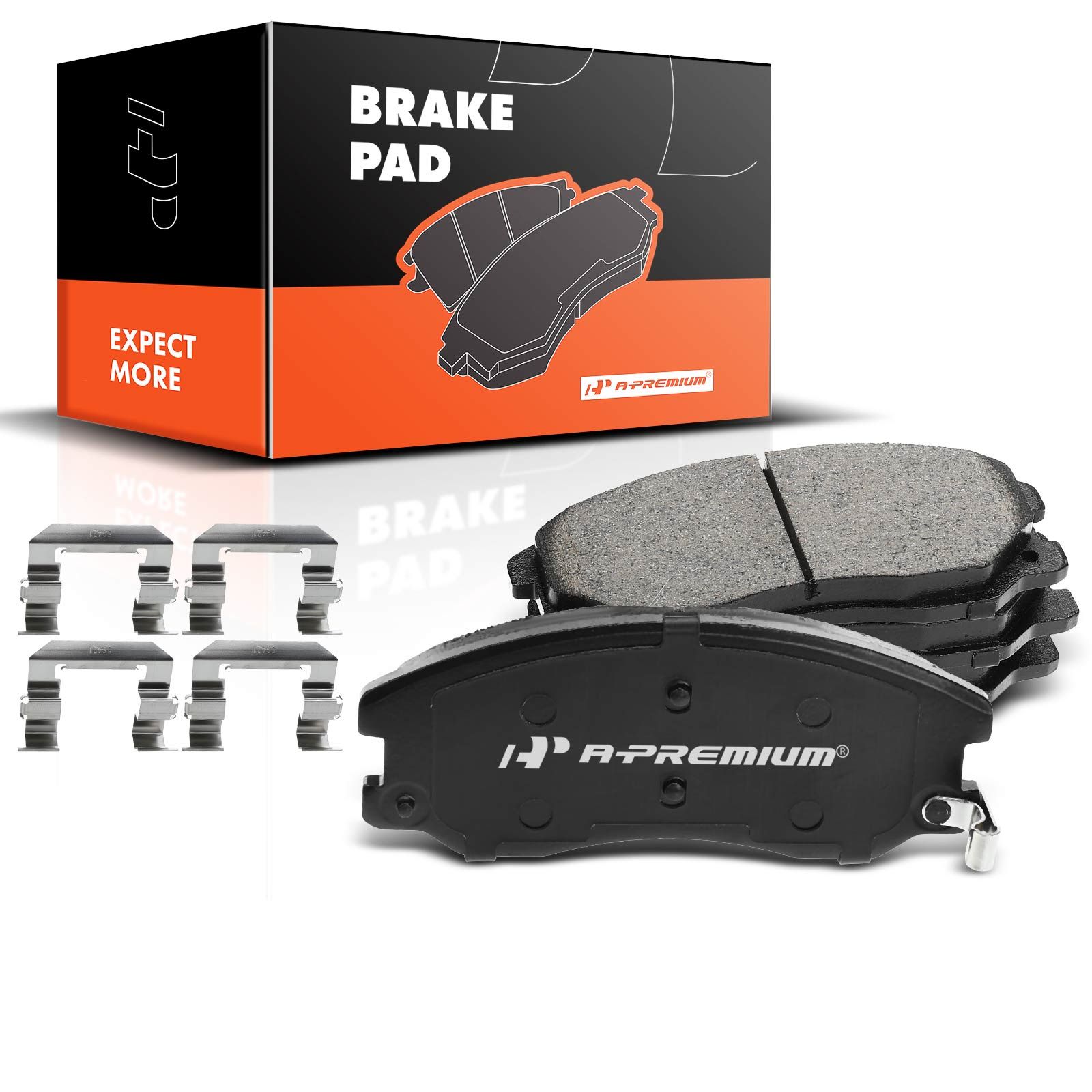 4 Pcs Front Ceramic Brake Pads with Sensor for 2009 Chevrolet Equinox