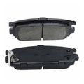 4 Pcs Rear Ceramic Brake Pads with Sensor for 2015 Chevrolet Captiva Sport