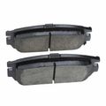 4 Pcs Rear Ceramic Brake Pads with Sensor for 2015 Chevrolet Captiva Sport