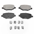 4 Pcs Rear Ceramic Brake Pads for 2014 Ford Edge