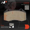 4 Pcs Front Ceramic Brake Pads for 2008 Chevrolet Cobalt