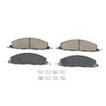 4 Pcs Rear Ceramic Brake Pads with Sensor for 2017 Ram 3500