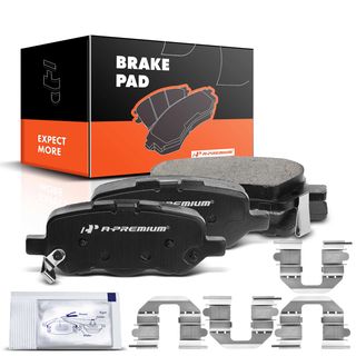 4 Pcs Rear Ceramic Brake Pads with Sensor for Toyota Venza 09-16 2.7L 3.5L