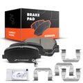 4 Pcs Front Ceramic Brake Pads with Sensor for 2012 Kia Sorento