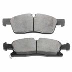 4pcs Front Driver & Passenger Ceramic Brake Pads with Sensor for Dodge Durango 2011-2020 Jeep Grand Cherokee 11-18