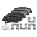 4 Pcs Rear Ceramic Brake Pads with Sensor for 2014 Kia Soul