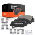 4 Pcs Rear Ceramic Brake Pads with Sensor for 2014 Kia Soul