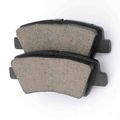 4 Pcs Rear Ceramic Brake Pads with Sensor for 2014 Kia Soul