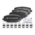 4pcs Rear Driver & Passenger Ceramic Brake Pads with Sensor for Dodge Journey Ram Chrysler Town & Country Volkswagen