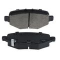 4 Pcs Rear Ceramic Brake Pads with Sensor for 2015 Ford Special Service Police Sedan