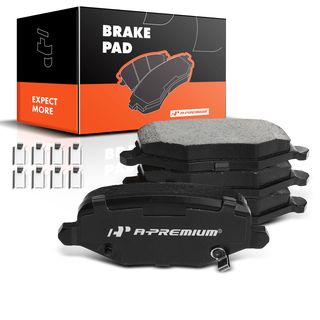 4 Pcs Rear Ceramic Brake Pads with Sensor for Chrysler Town & Country Dodge