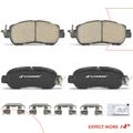 4 Pcs Front Ceramic Brake Pads for Nissan Kicks 2018-2022 Versa 2020-2022