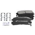 4 Pcs Rear Ceramic Brake Pads with Sensor for 1994 Mitsubishi Diamante