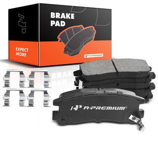 4 Pcs Rear Ceramic Brake Pads with Sensor for Plymouth Colt Dodge Chrysler Eagle