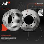 Rear Disc Brake Rotors & Ceramic Brake Pads for Dodge Ram 2500 Ram 3500 01-02