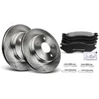 Front Disc Brake Rotors & Ceramic Brake Pads for Dodge Ram 1500 02-05 Durango
