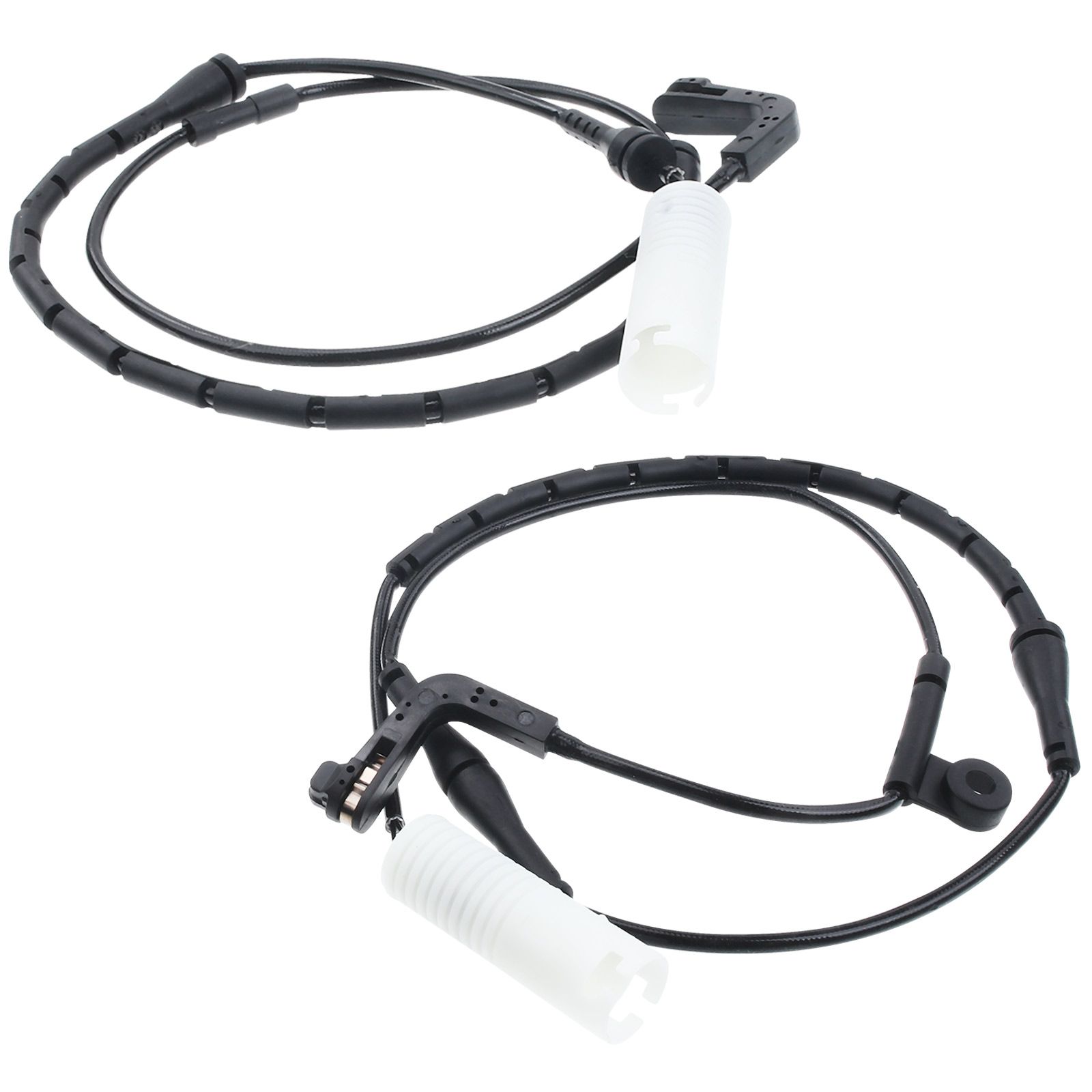 2 Pcs Front & Rear Disc Brake Pad Wear Sensor for 2007 BMW 760Li