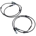 2 Pcs Front & Rear Disc Brake Pad Wear Sensor for 2008 BMW 750Li