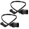 2 Pcs Front Disc Brake Pad Wear Sensor for 2009 Audi A4 Quattro